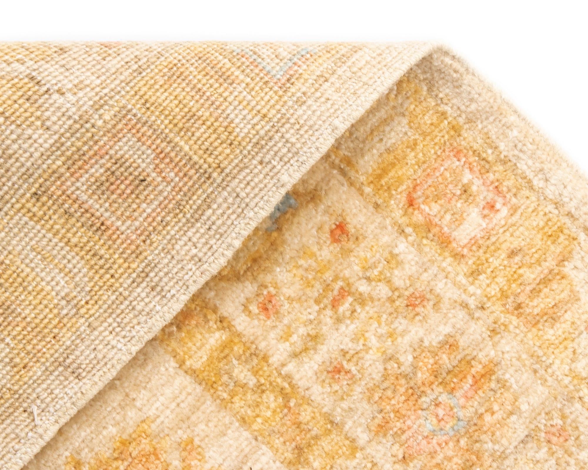 4' 7 x 14' 8 Kaizar Wool Runner Rug