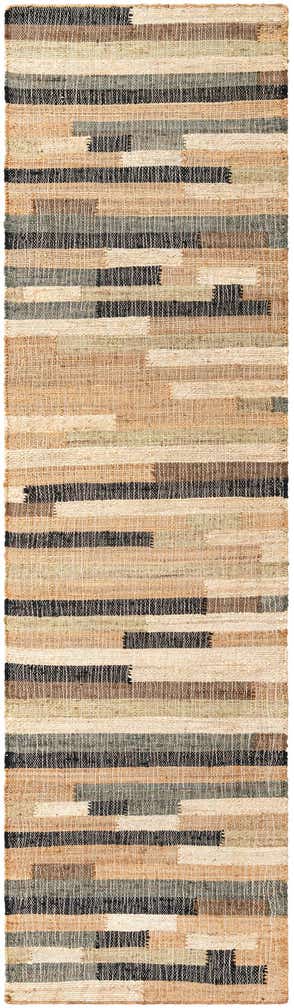 2' 7 x 10' Hand Woven Kala Handwoven Jute Runner Rug