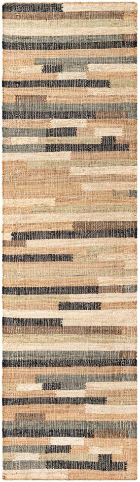 Detail image of 2' 7 x 10' Hand Woven Kala Handwoven Jute Runner Rug
