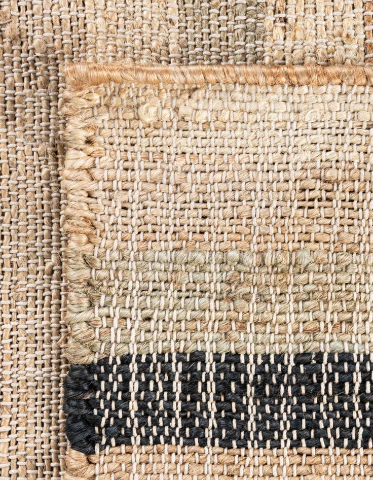 Detail image of 2' 7 x 12' Hand Woven Kala Handwoven Jute Runner Rug