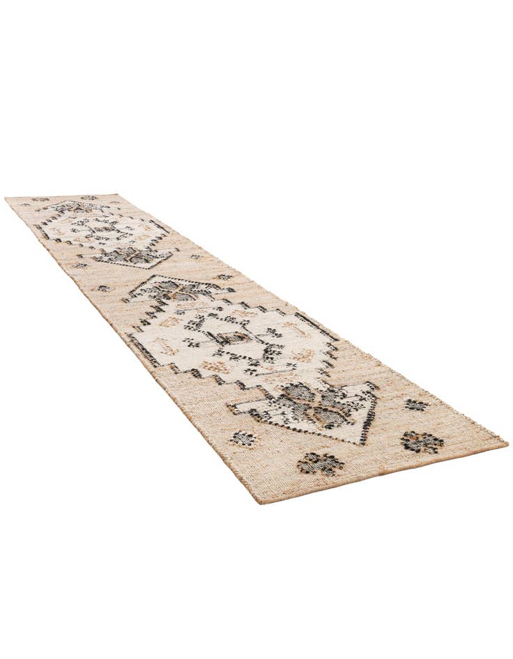 Detail image of 2' 7 x 12' Hand Woven Kala Handwoven Jute Runner Rug