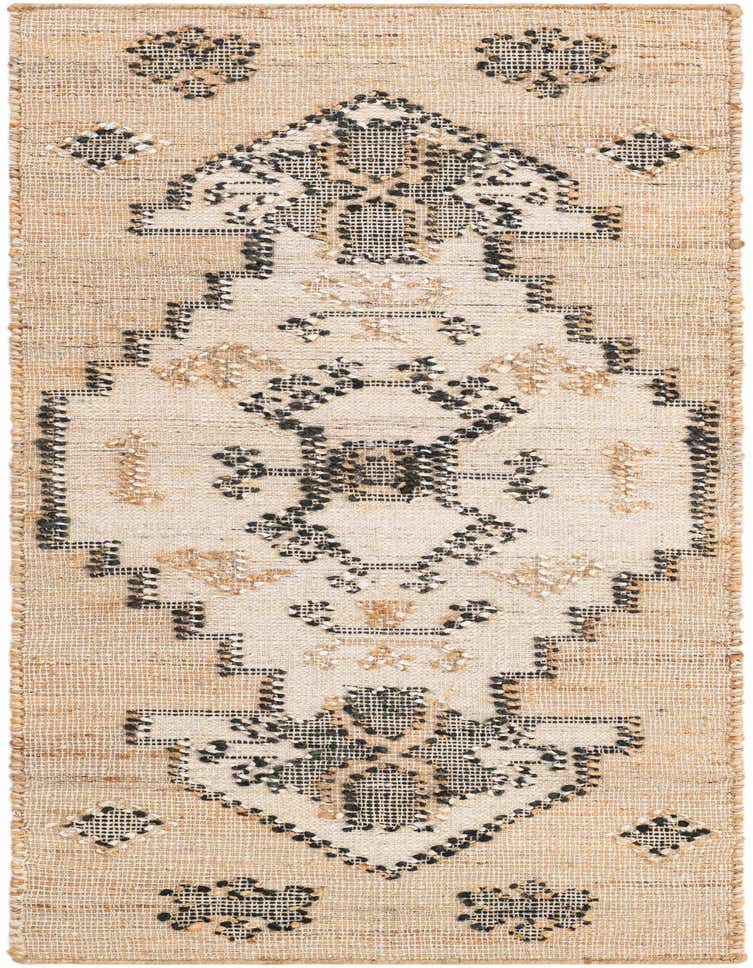 2' x 6' 1 Hand Woven Kala Handwoven Jute Runner Rug