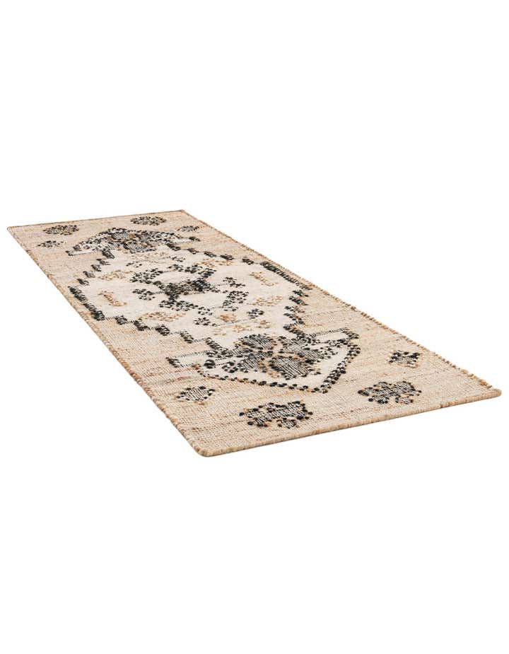 2' x 6' 1 Hand Woven Kala Handwoven Jute Runner Rug