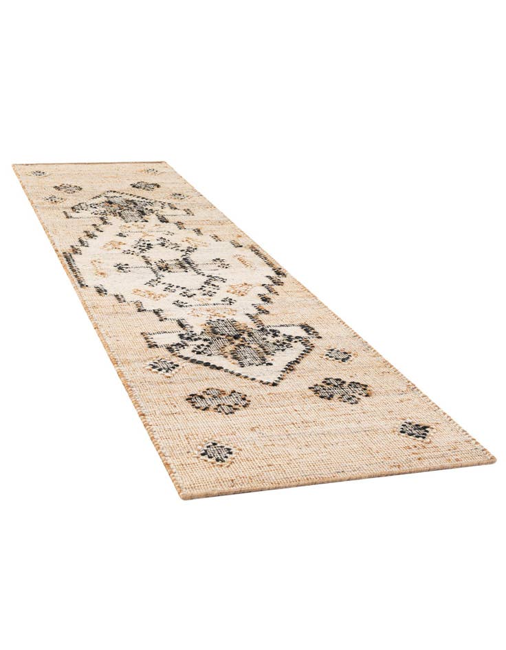 Detail image of 2' x 8' Hand Woven Kala Handwoven Jute Runner Rug