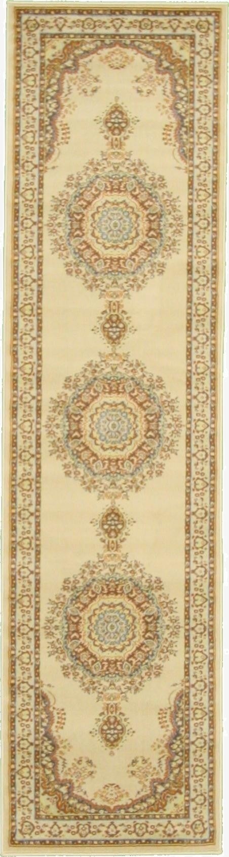 2' 7 x 10' Kashan Design Runner Rug