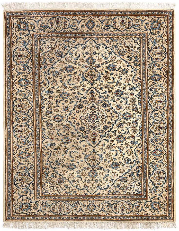 Detail image of 6' 6 x 10' 8 Kashan Wool Runner Rug