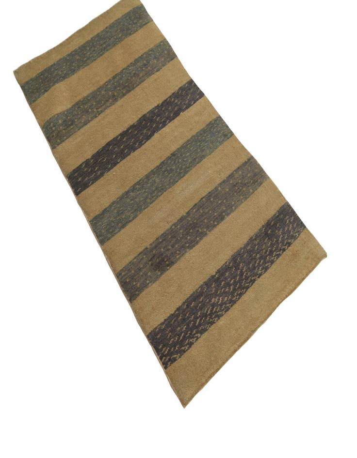 Detail image of 2' 4 x 4' 8  Hand Knotted Kashkuli Gabbeh Oriental Wool Runner Rug