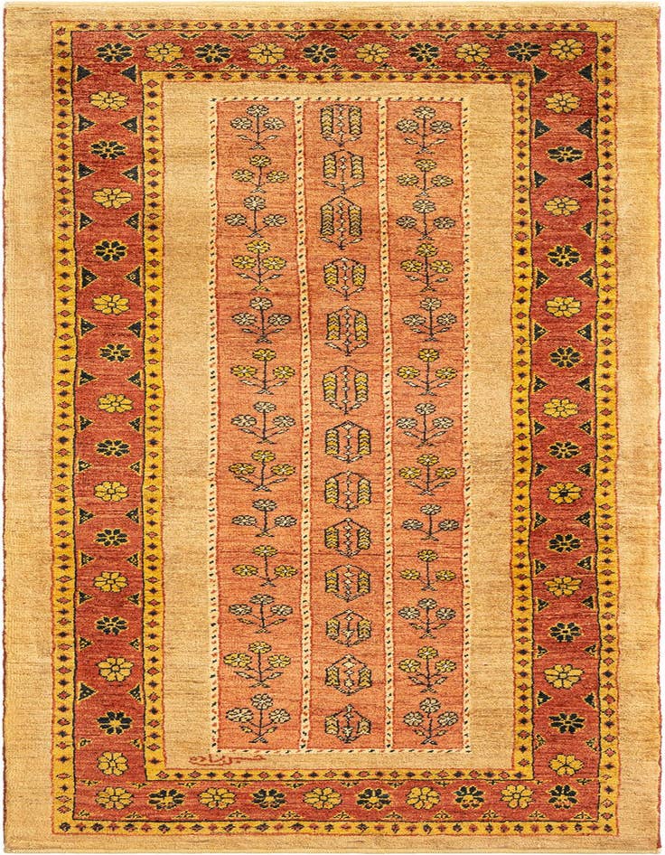 Detail image of 2' 9 x 6' 5 Kashkuli Wool Runner Rug