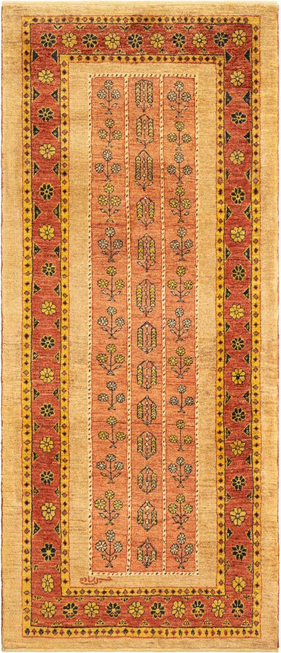 Detail image of 2' 9 x 6' 5 Kashkuli Wool Runner Rug