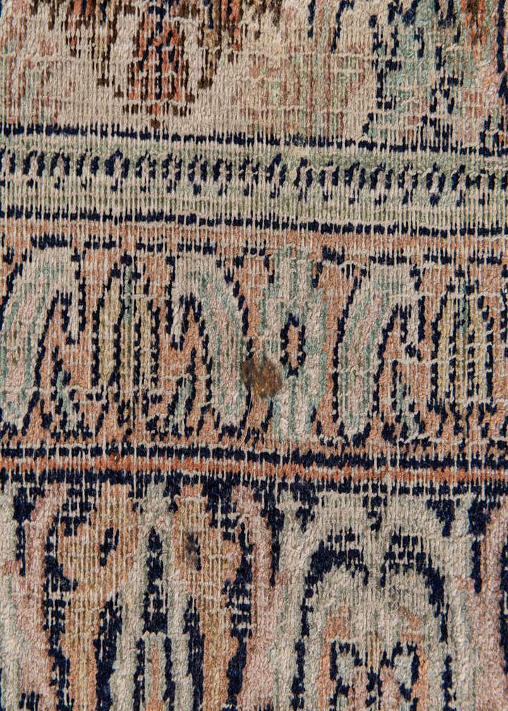 2' 4 x 10' 8 Hand Knotted Kashmir Oriental Wool Runner Rug