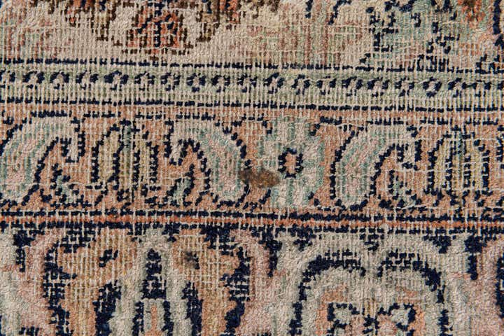 2' 4 x 10' 8 Hand Knotted Kashmir Oriental Wool Runner Rug