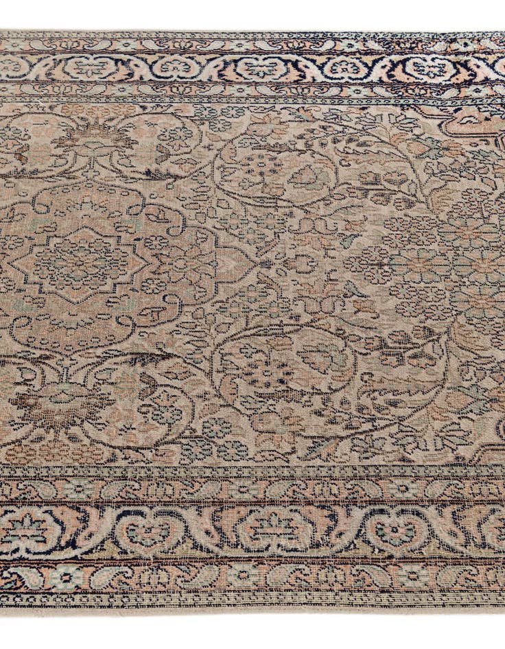 Detail image of 2' 4 x 10' 8 Hand Knotted Kashmir Oriental Wool Runner Rug
