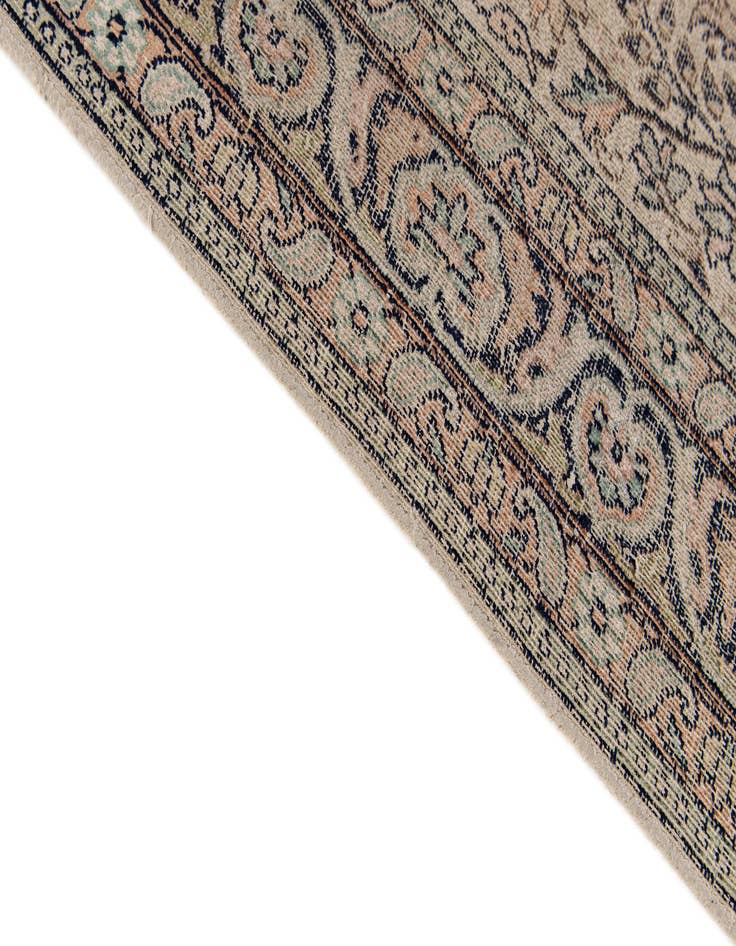 Detail image of 2' 4 x 10' 8 Hand Knotted Kashmir Oriental Wool Runner Rug