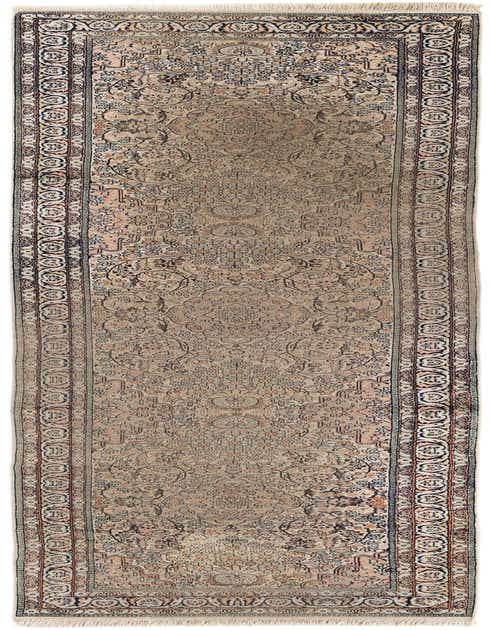2' 4 x 10' 8 Hand Knotted Kashmir Oriental Wool Runner Rug