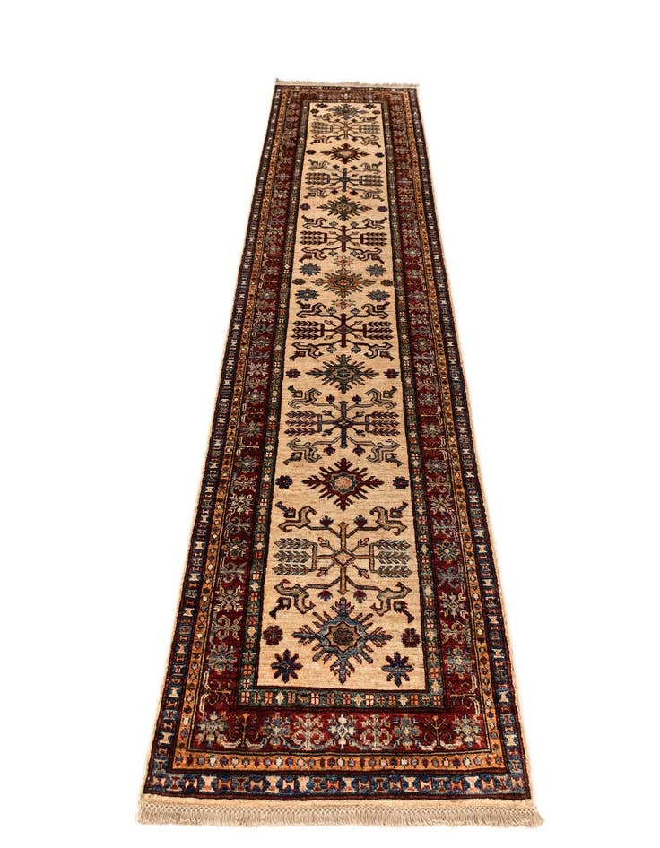 Detail image of 2' 7 x 10' 7 Kazak Wool Runner Rug