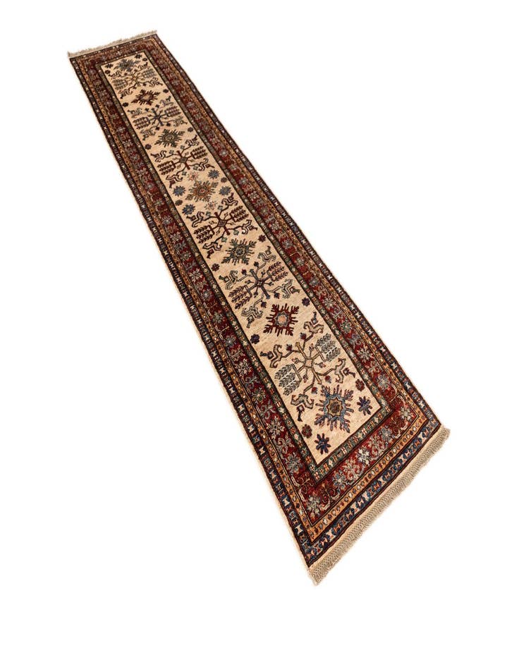 Detail image of 2' 7 x 10' 7 Kazak Wool Runner Rug