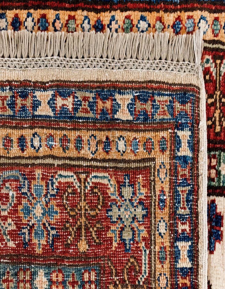 Detail image of 2' 7 x 10' 7 Kazak Wool Runner Rug