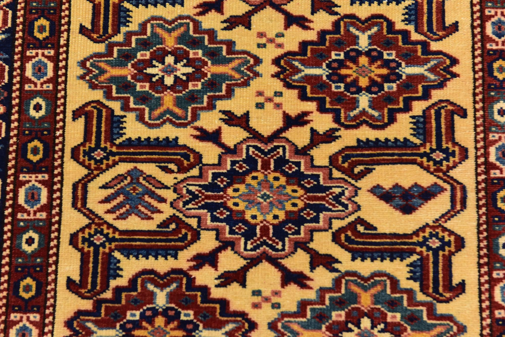 2' 9 x 9' 6 Hand Knotted Kazak Runner Rug