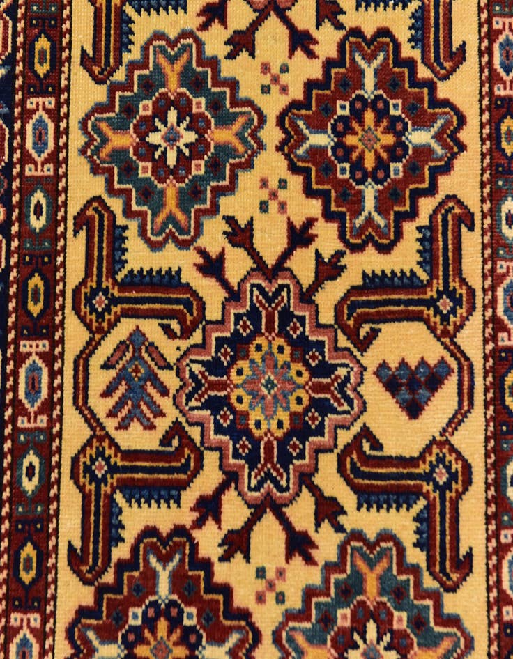 Detail image of 2' 9 x 9' 6  Hand Knotted Kazak Runner Rug