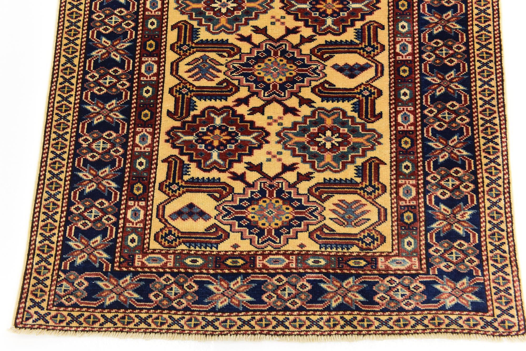 2' 9 x 9' 6 Hand Knotted Kazak Runner Rug