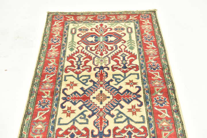2' 8 x 9' 10 Hand Knotted Kazak Runner Rug