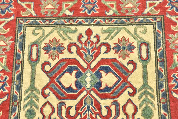 2' 8 x 9' 10 Hand Knotted Kazak Runner Rug