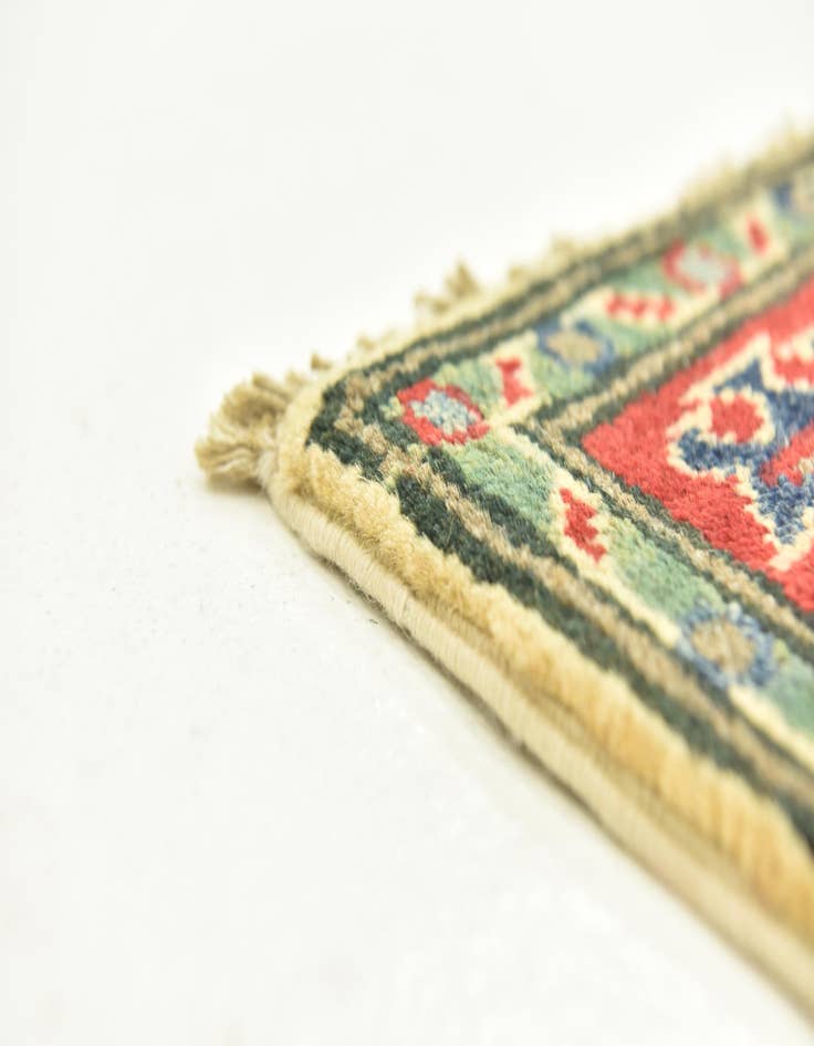 Detail image of 2' 8 x 9' 10  Hand Knotted Kazak Runner Rug