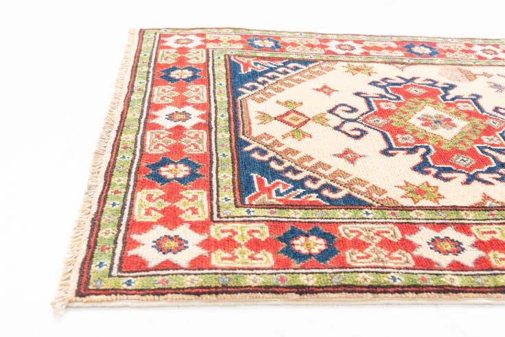Detail image of 2' 9 x 15' 6 Hand Knotted Kazak Runner Rug