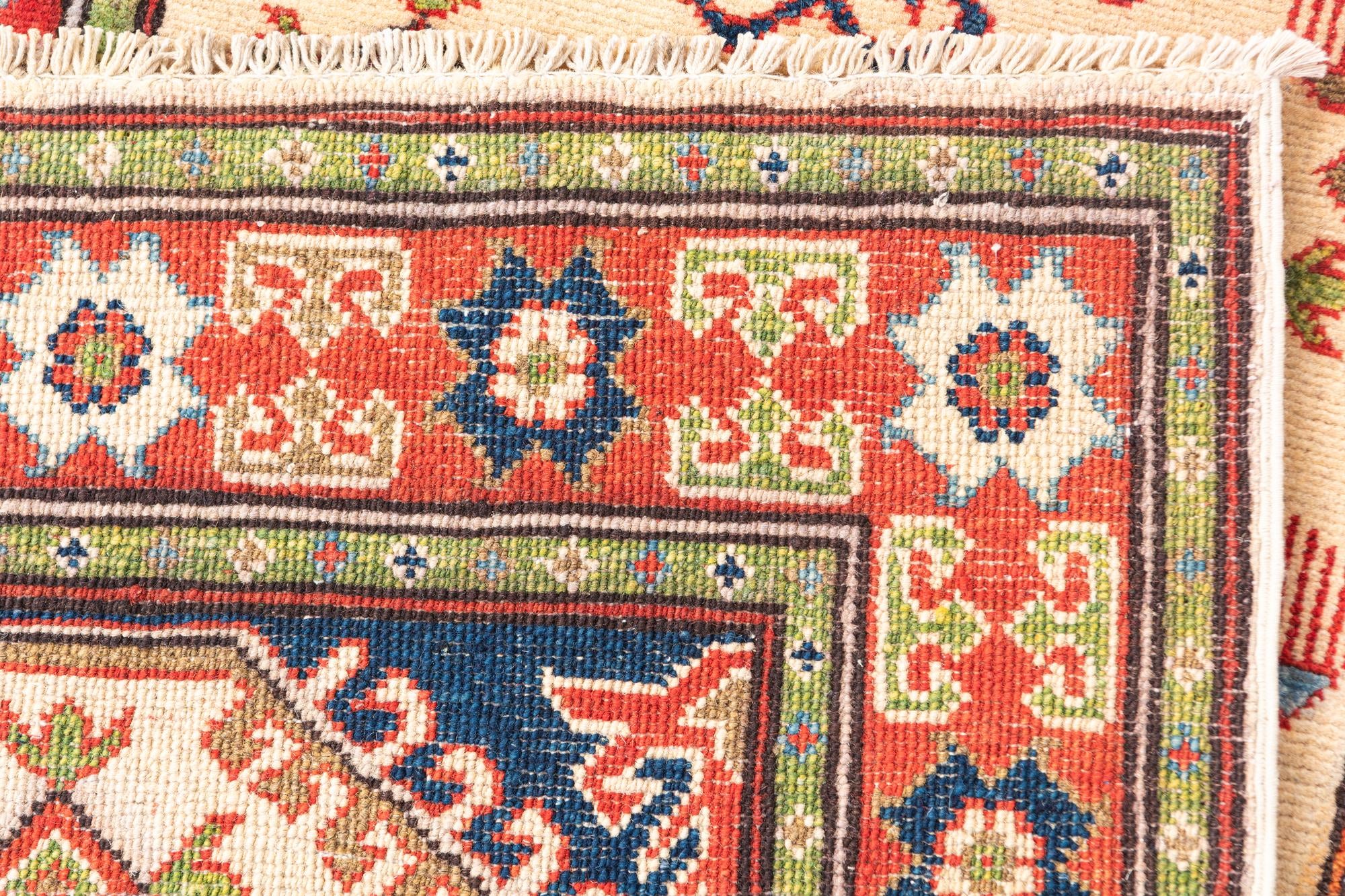 2' 9 x 15' 6 Hand Knotted Kazak Runner Rug