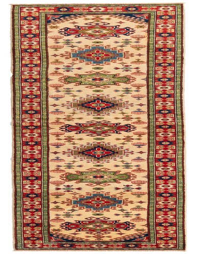 Detail image of 2' 9 x 15' 6 Hand Knotted Kazak Runner Rug