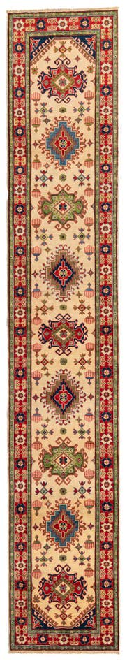 Detail image of 2' 9 x 15' 6 Hand Knotted Kazak Runner Rug