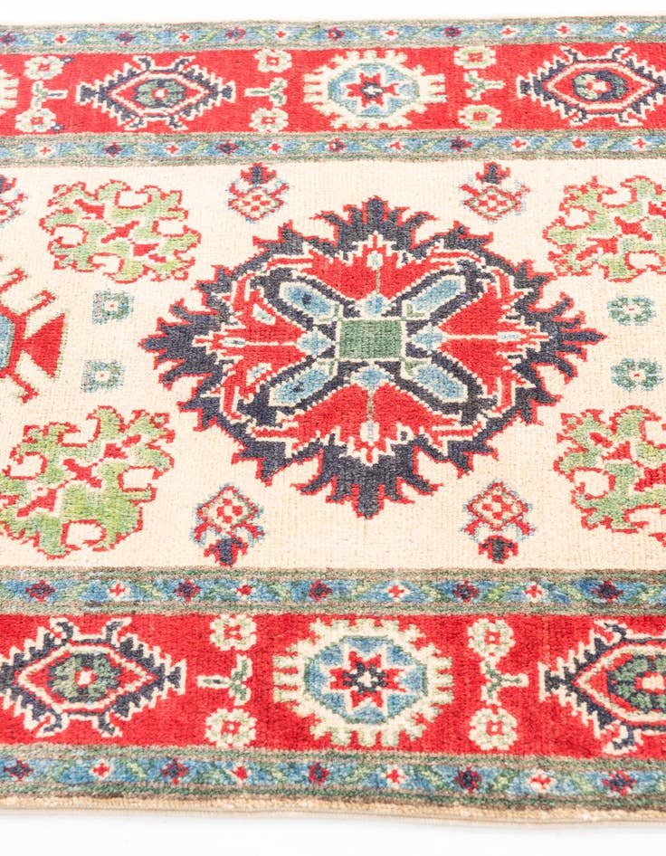Detail image of 2' 7 x 9' 8  Hand Knotted Kazak Runner Rug