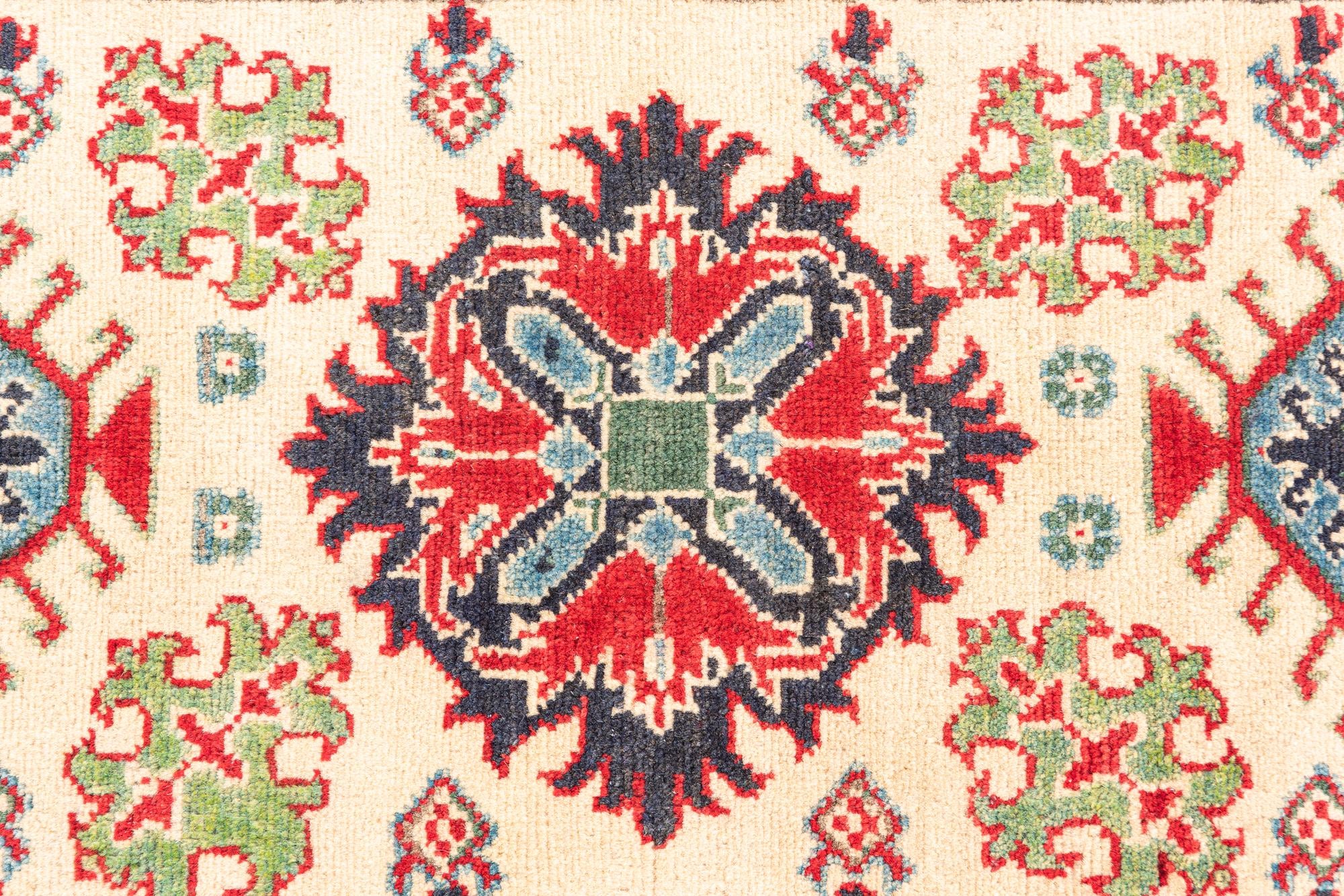 2' 7 x 9' 8 Hand Knotted Kazak Runner Rug