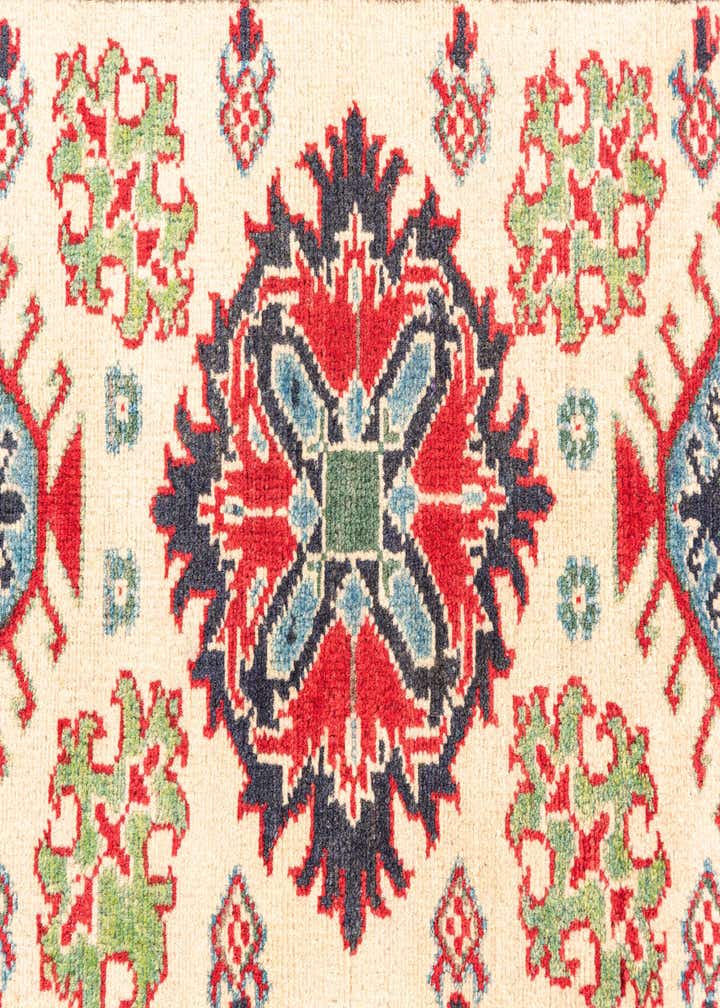 2' 7 x 9' 8 Hand Knotted Kazak Runner Rug