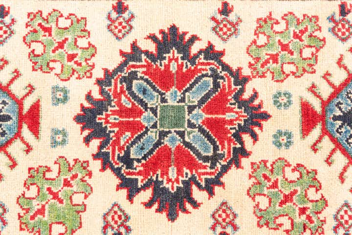 2' 7 x 9' 8 Hand Knotted Kazak Runner Rug