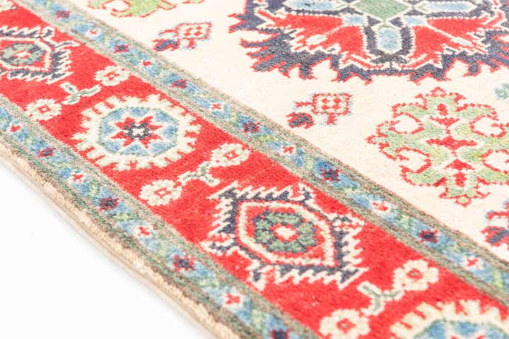2' 7 x 9' 8 Hand Knotted Kazak Runner Rug