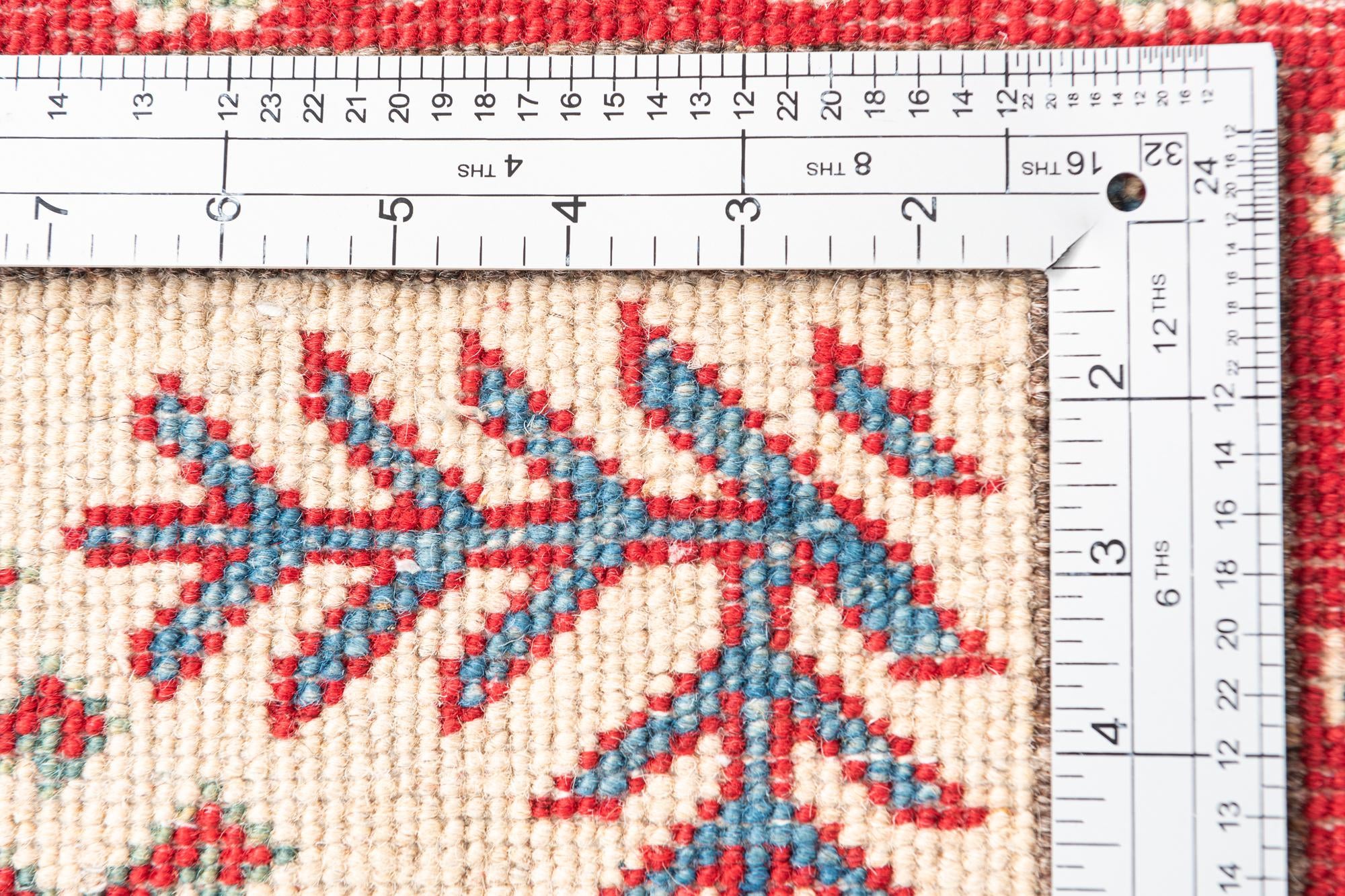2' 7 x 9' 8 Hand Knotted Kazak Runner Rug