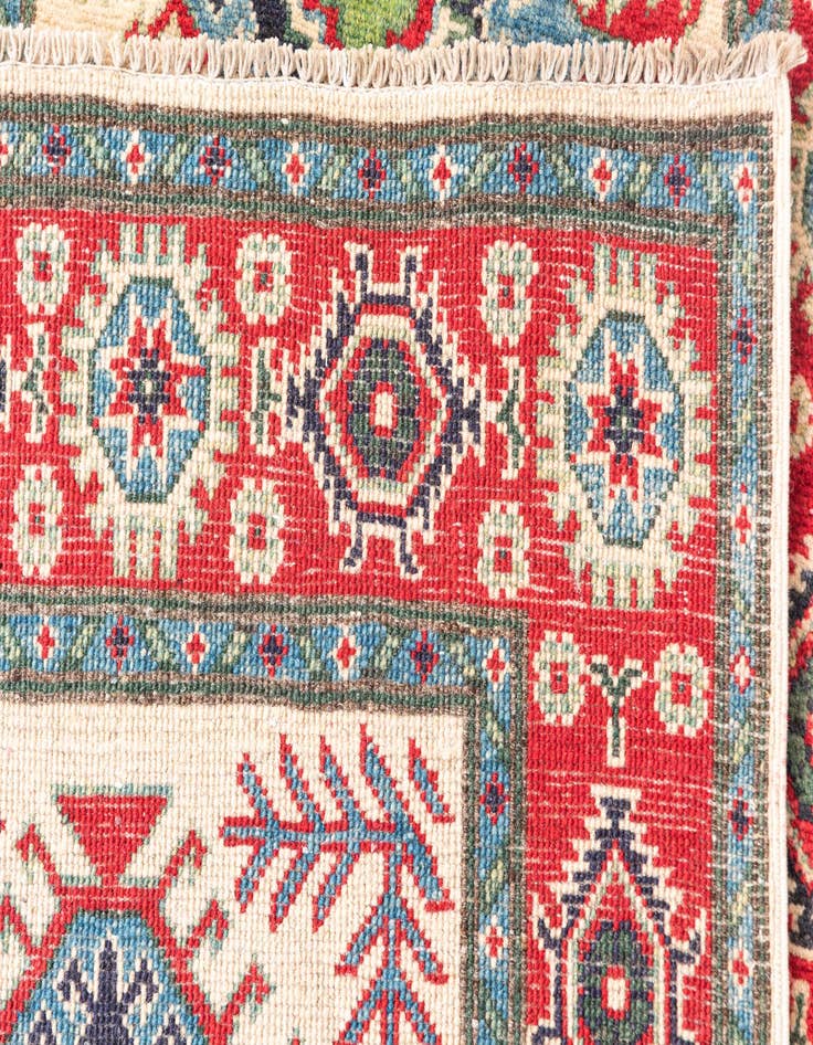 Detail image of 2' 7 x 9' 8  Hand Knotted Kazak Runner Rug