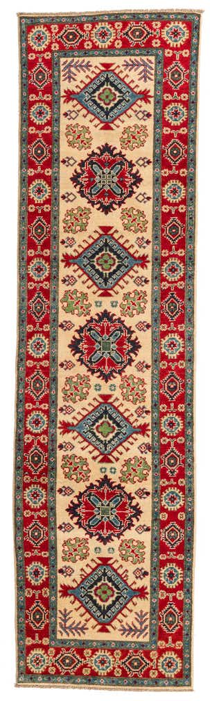 2' 7 x 9' 8 Hand Knotted Kazak Runner Rug