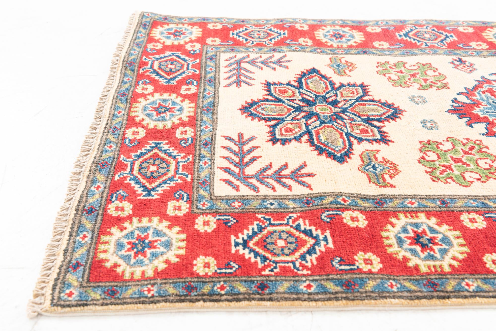 2' 7 x 9' 10 Hand Knotted Kazak Runner Rug
