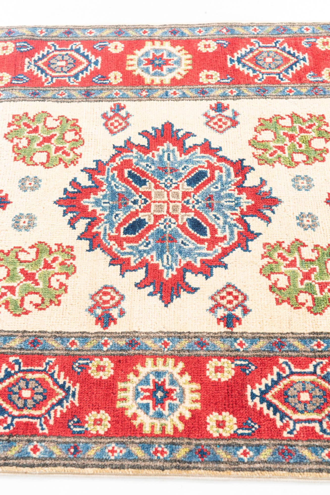 2' 7 x 9' 10 Hand Knotted Kazak Runner Rug