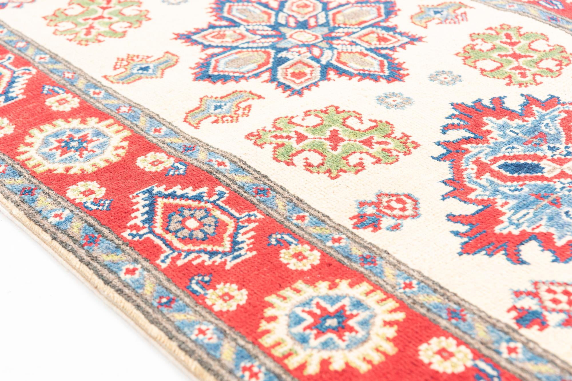 2' 7 x 9' 10 Hand Knotted Kazak Runner Rug