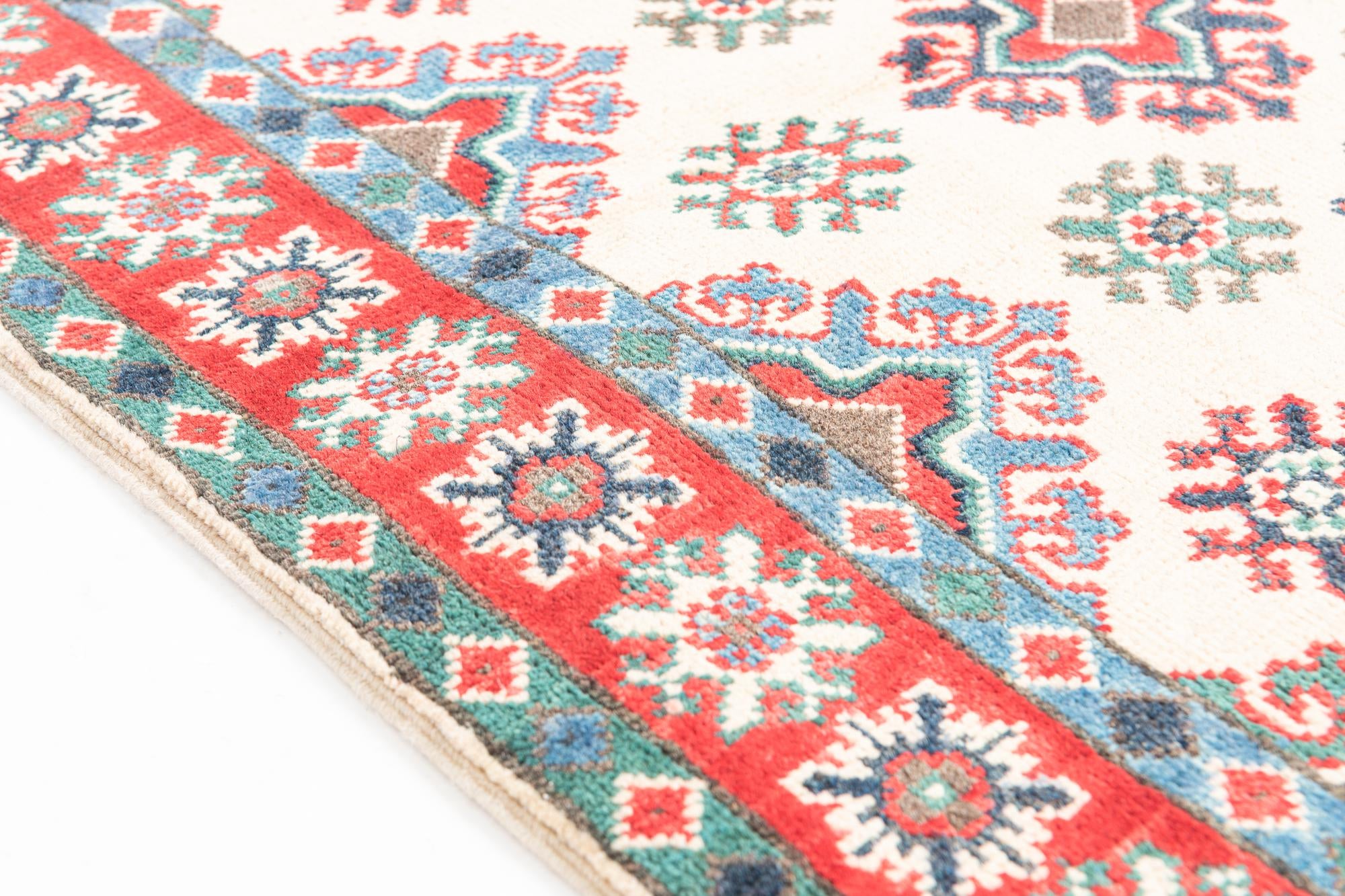 2' 9 x 9' 10 Hand Knotted Kazak Runner Rug