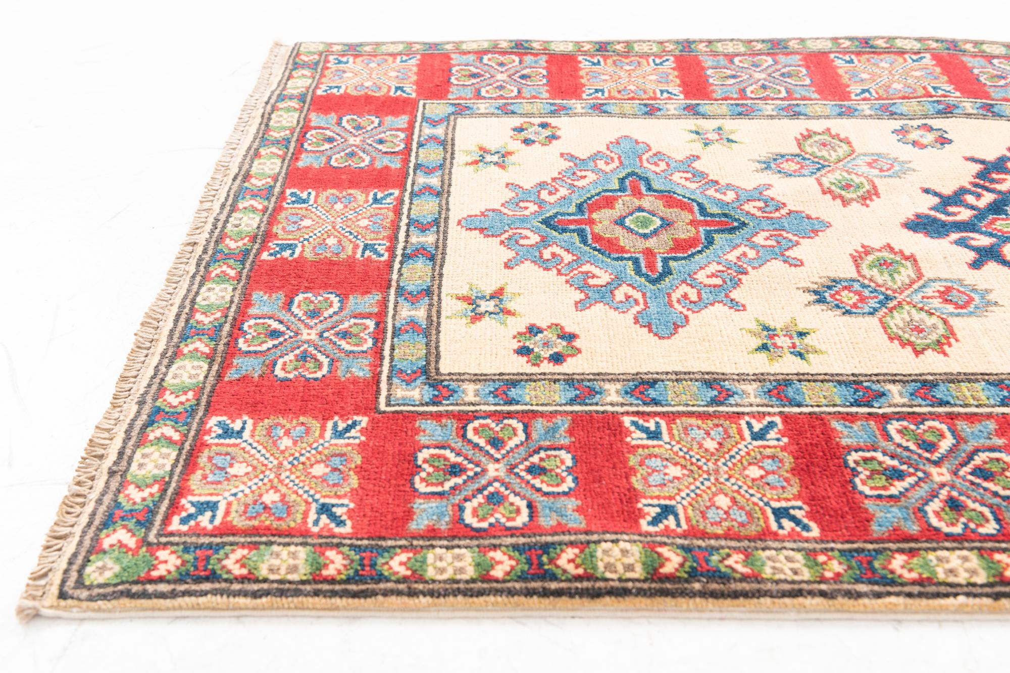 2' 9 x 9' 10 Hand Knotted Kazak Runner Rug