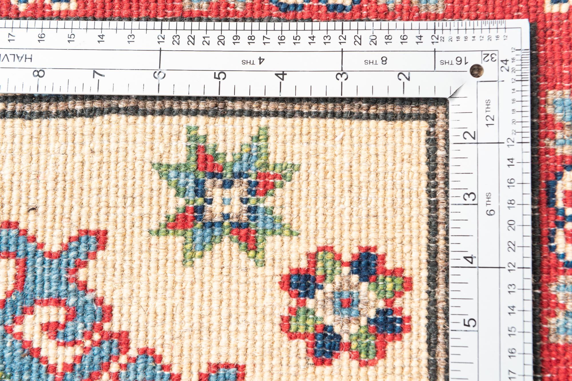 2' 9 x 9' 10 Hand Knotted Kazak Runner Rug