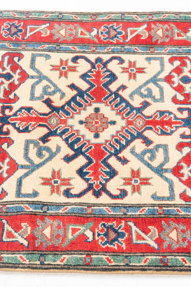 Detail image of 2' 9 x 9' 8 Hand Knotted Kazak Runner Rug