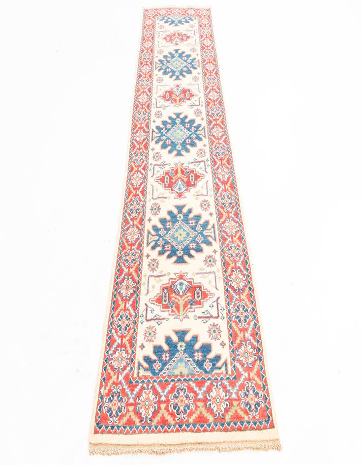 Detail image of 2' 9 x 9' 9 Hand Knotted Kazak Runner Rug