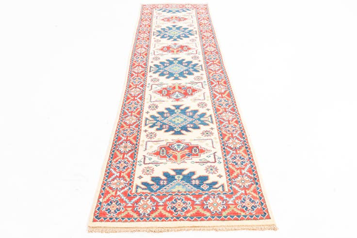 Detail image of 2' 9 x 9' 9 Hand Knotted Kazak Runner Rug