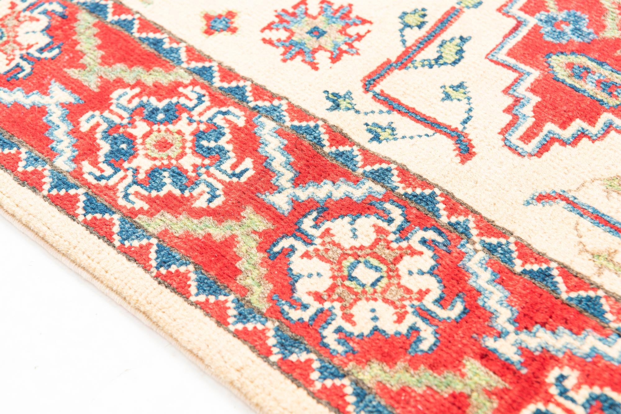 2' 9 x 9' 9 Hand Knotted Kazak Runner Rug