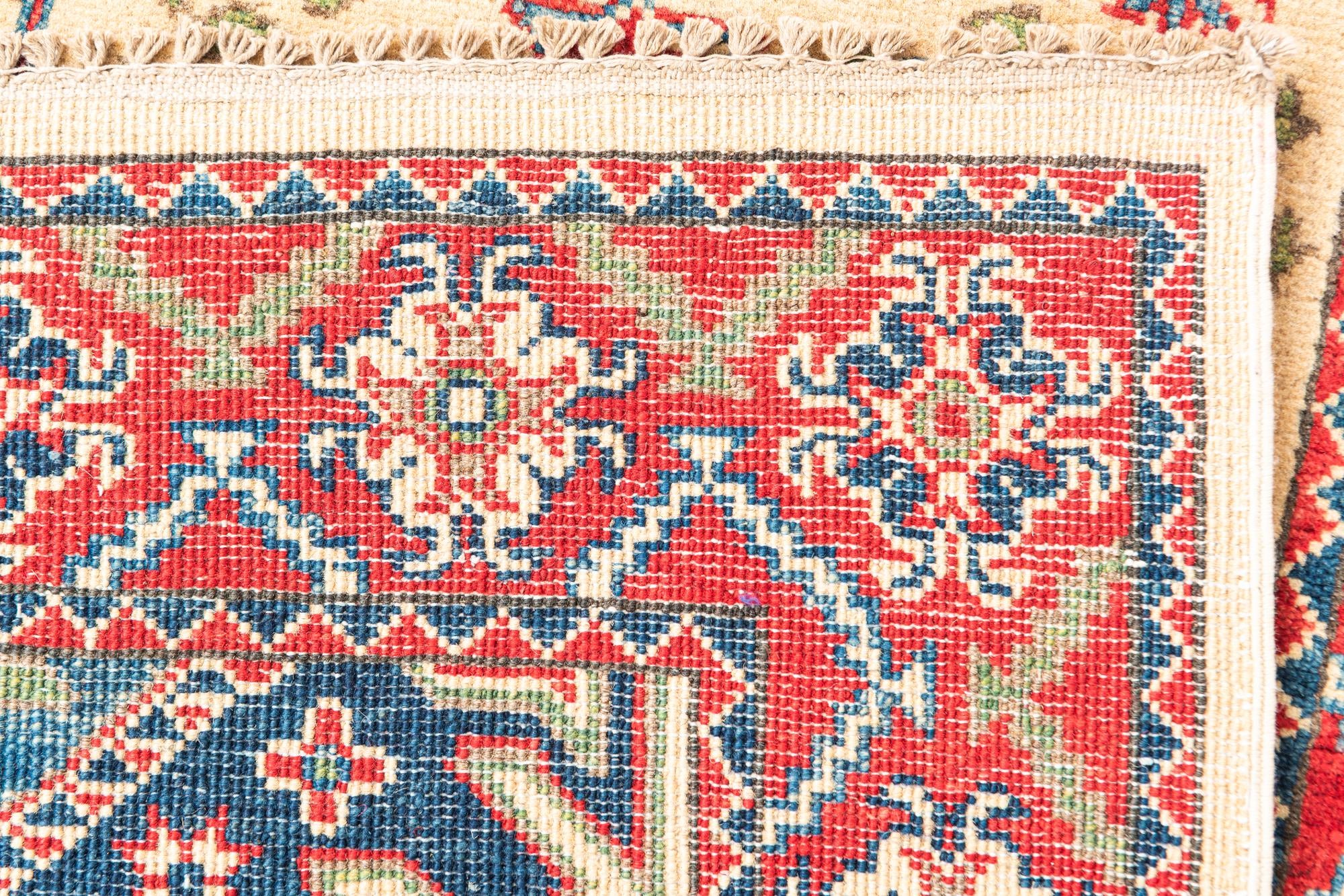 2' 9 x 9' 9 Hand Knotted Kazak Runner Rug